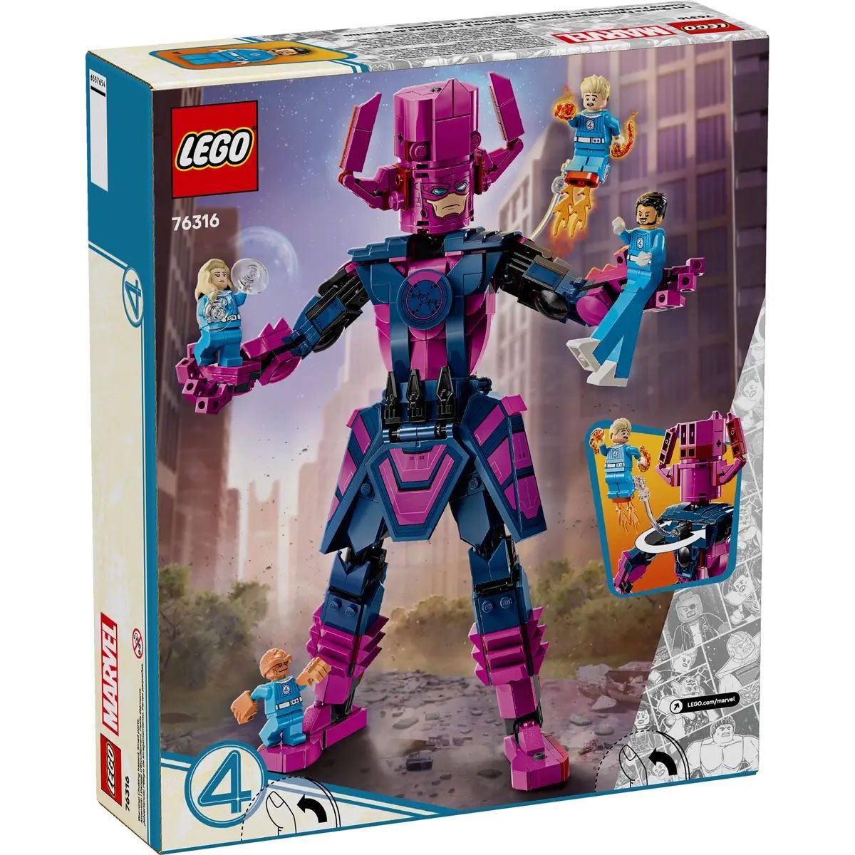 Конструктор LEGO Marvel Super Heroes Фантастическая четверка 427 дет. - фото 7