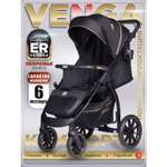 Коляска прогулочная BabyCare Venga Черное золото черный