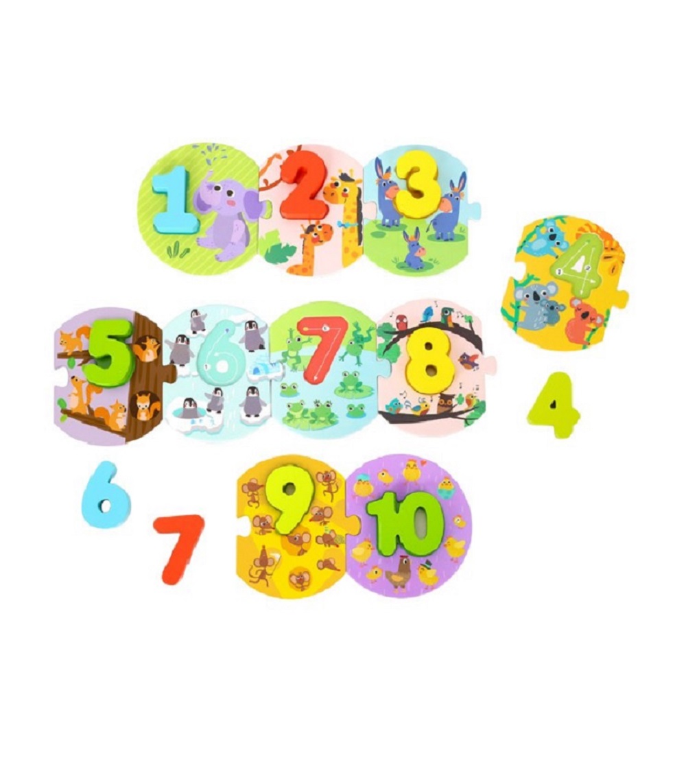 Пазл Tooky Toy деревянный - фото 2