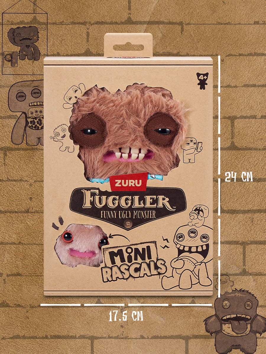 Мягкая игрушка FUGGLER Кальмар с малышом 24 см - фото 3