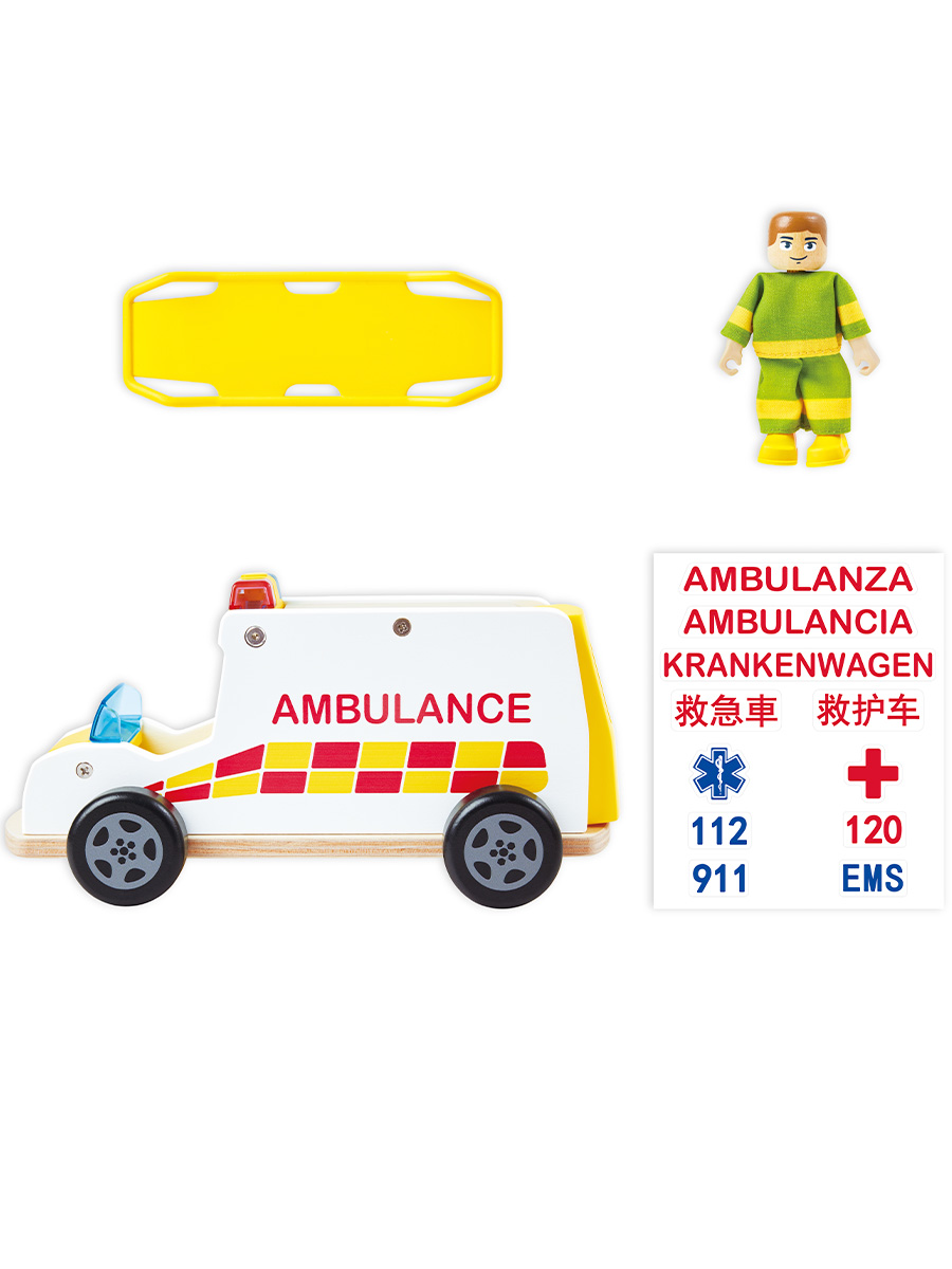 Скорая помощь Hape E3091_HP - фото 10