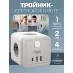 Разветвитель сетевой AGNI TP-WJ3U4E-C