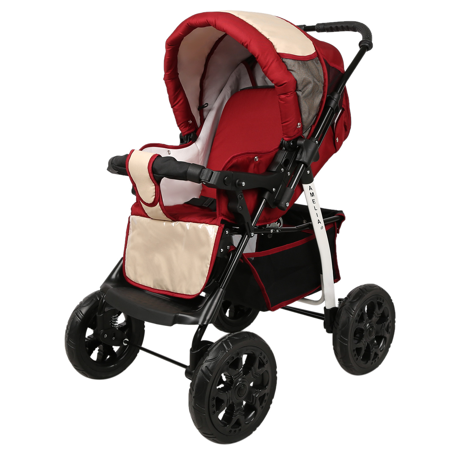 Коляска трансформер alis Amelia бежевый - фото 3