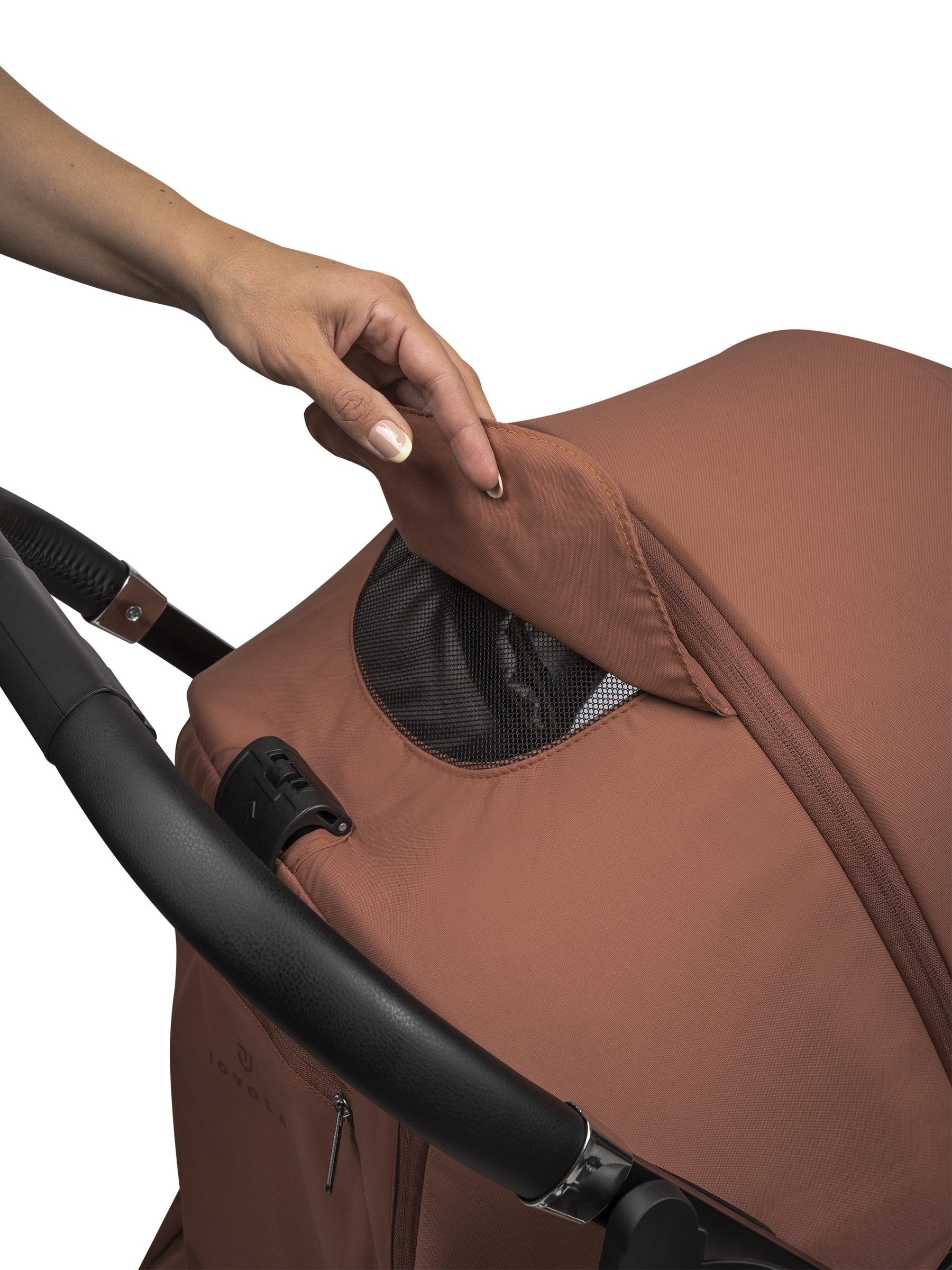 Коляска прогулочная JOVOLA Magma Plus терракот - фото 38