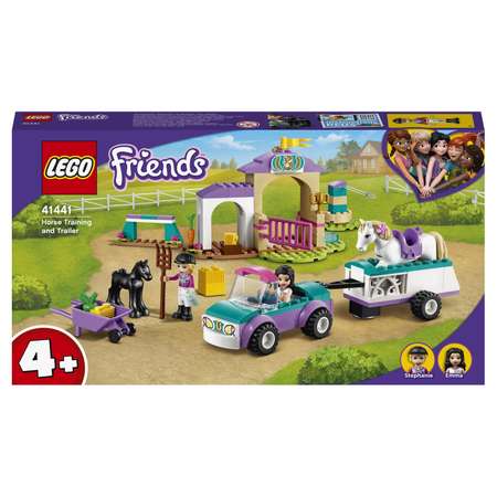Конструктор LEGO Friends Тренировка лошади и прицеп блочный