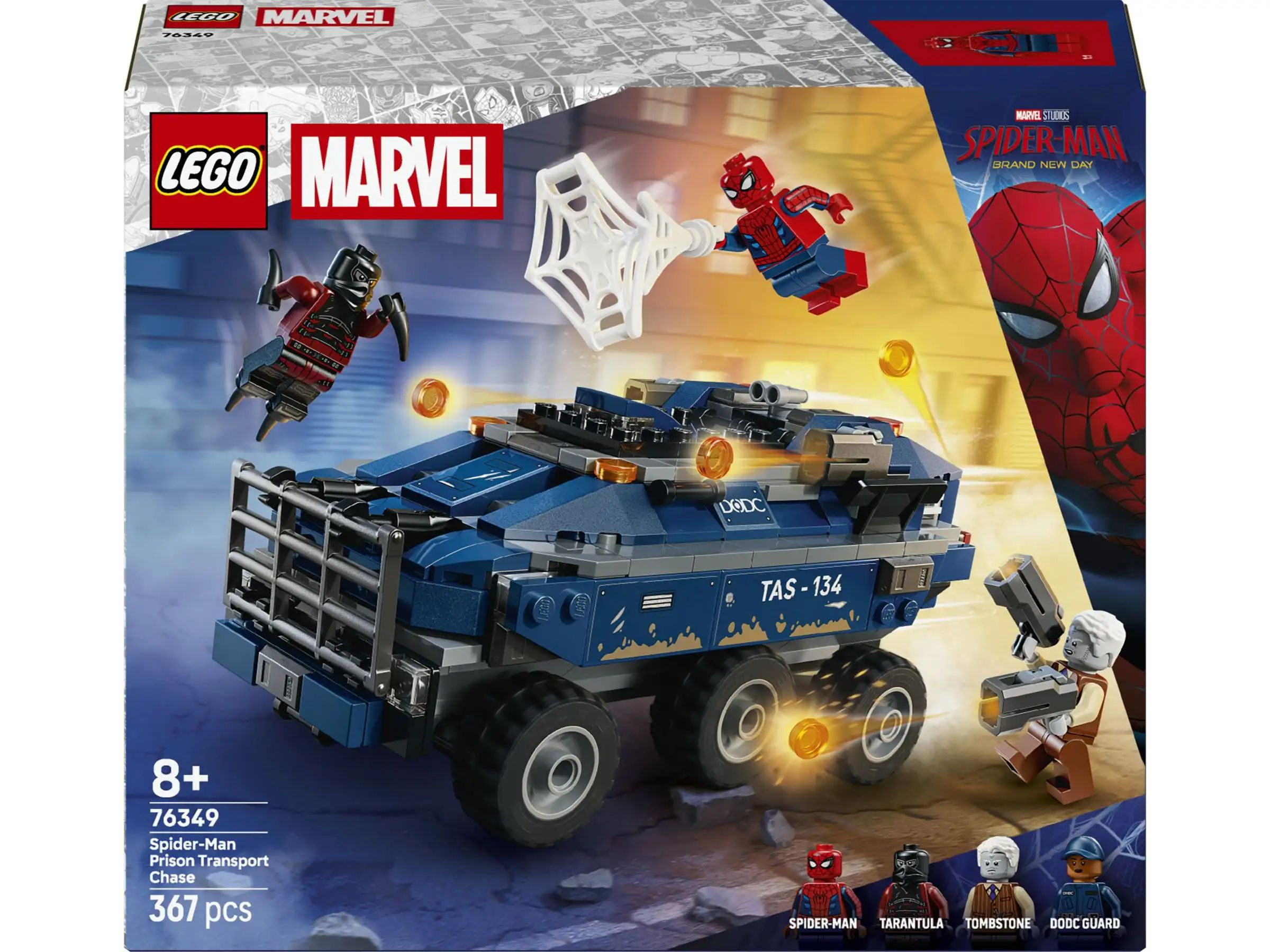 Конструктор LEGO Marvel Super Heroes Погоня Человека-паука 367 дет. - фото 7
