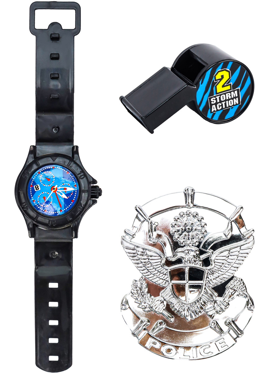 Игрушка Рыжий кот Полицейский 11 предм. - фото 4