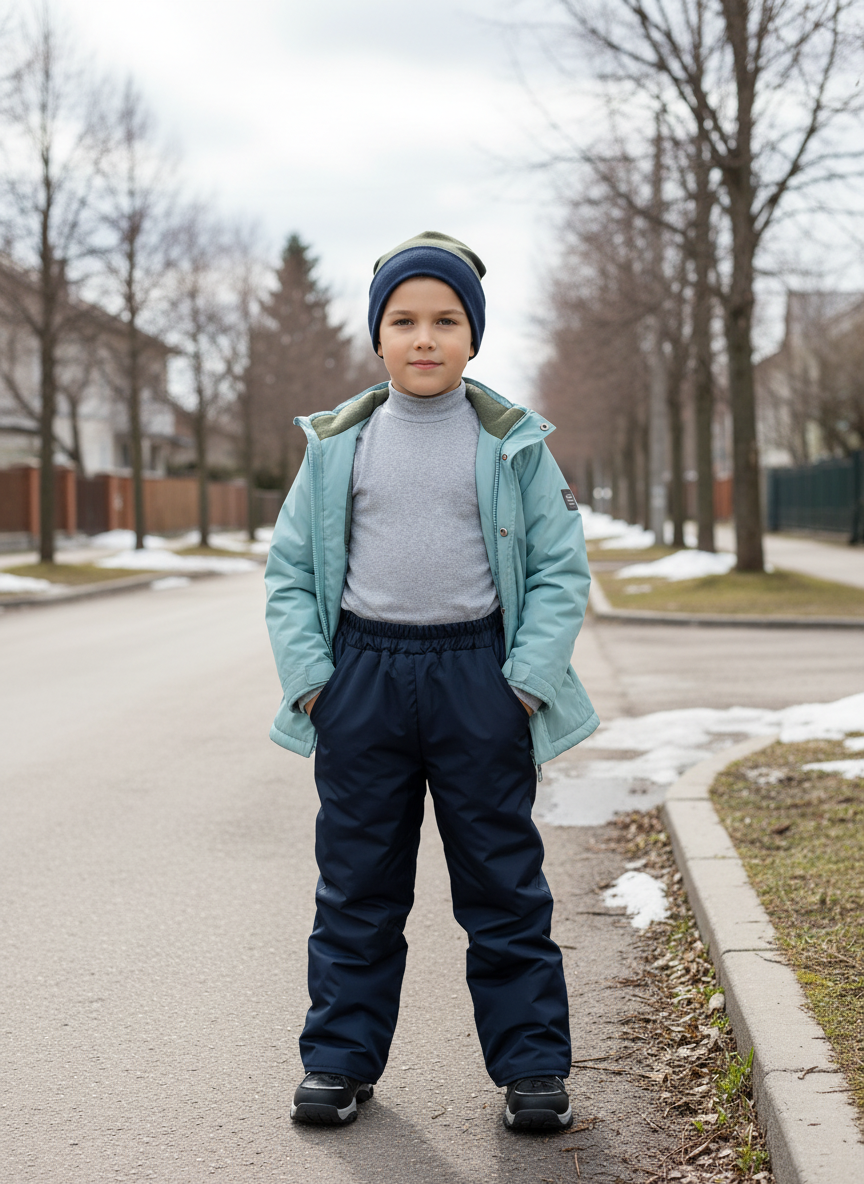 Брюки Arctic kids 10-003/1 синий - фото 2