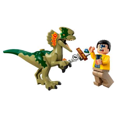 Конструктор LEGO Jurassic World Засада Дилофозавра