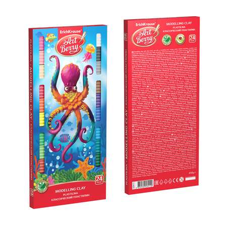 Пластилин ArtBerry 24 цв.