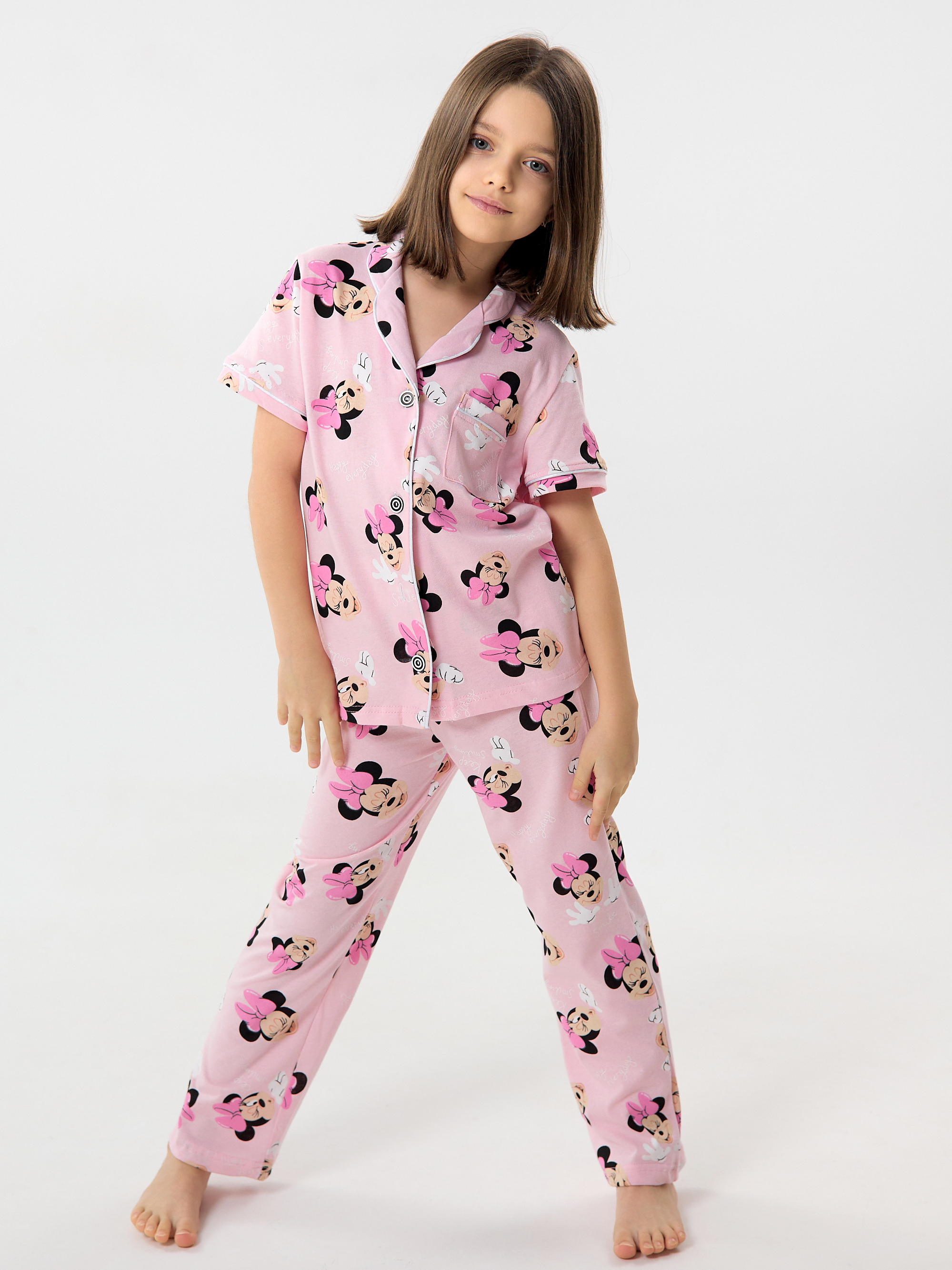 Пижама YAXX 004--Пижама микки/розовый - фото 3