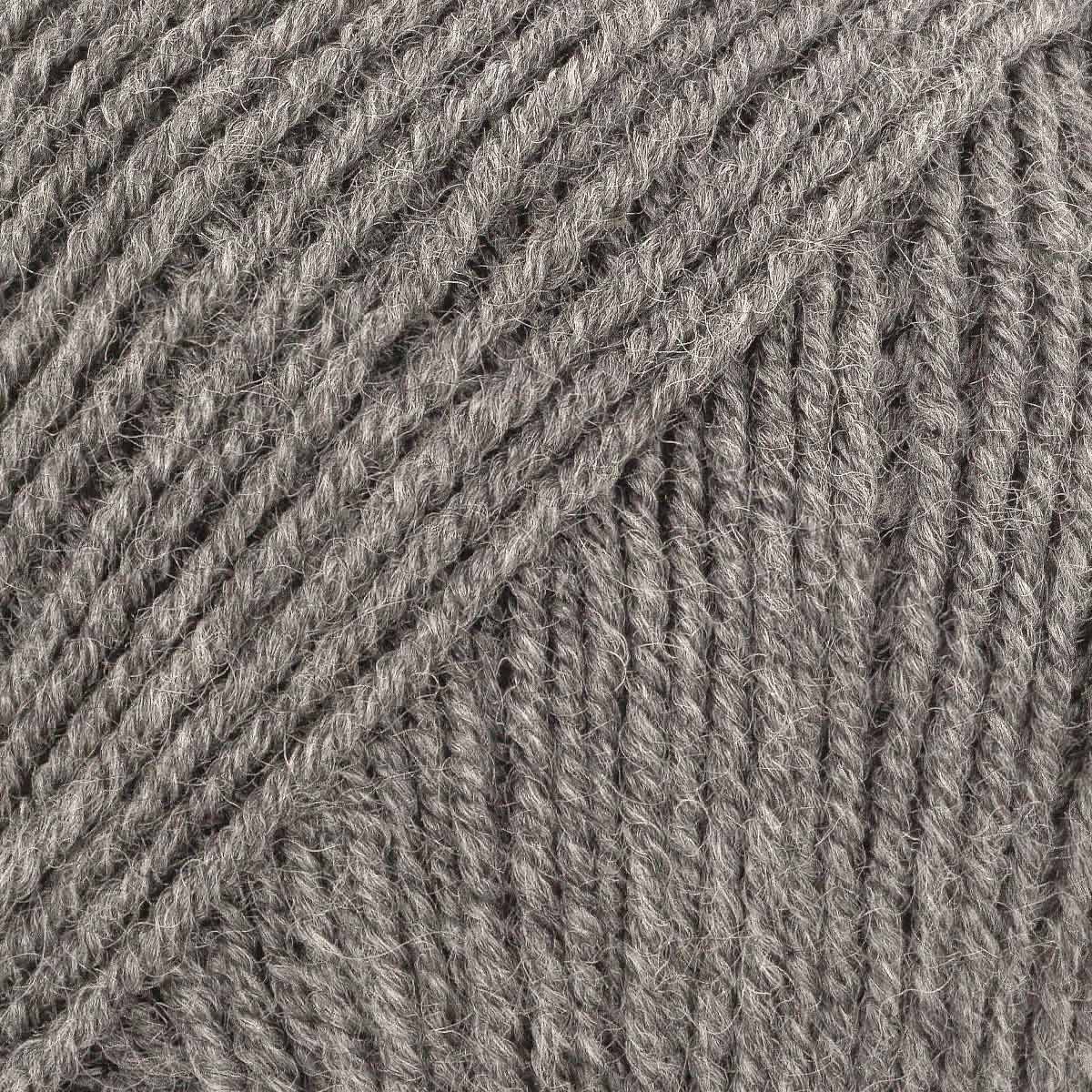 Пряжа Alize для вязания шарфов Superlana klasik 100 г 280 м 5 мотков 182 средне-серый меланж - фото 5