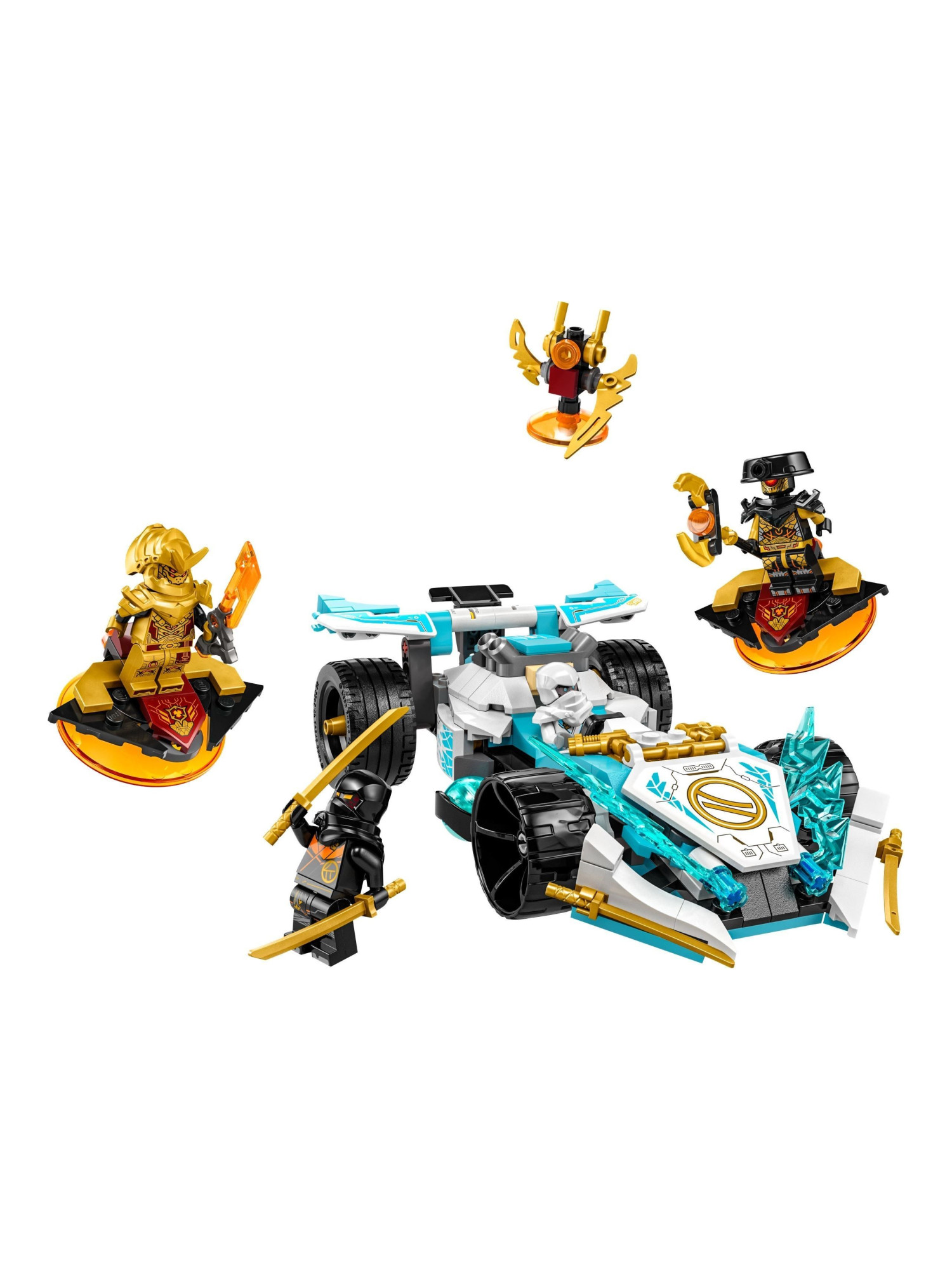 Конструктор LEGO NINJAGO Гоночный автомобиль Кружитцу 307 дет. - фото 9