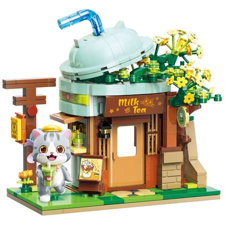 Конструктор Junfa Lovely Street Магазин напитков сборная игровая модель