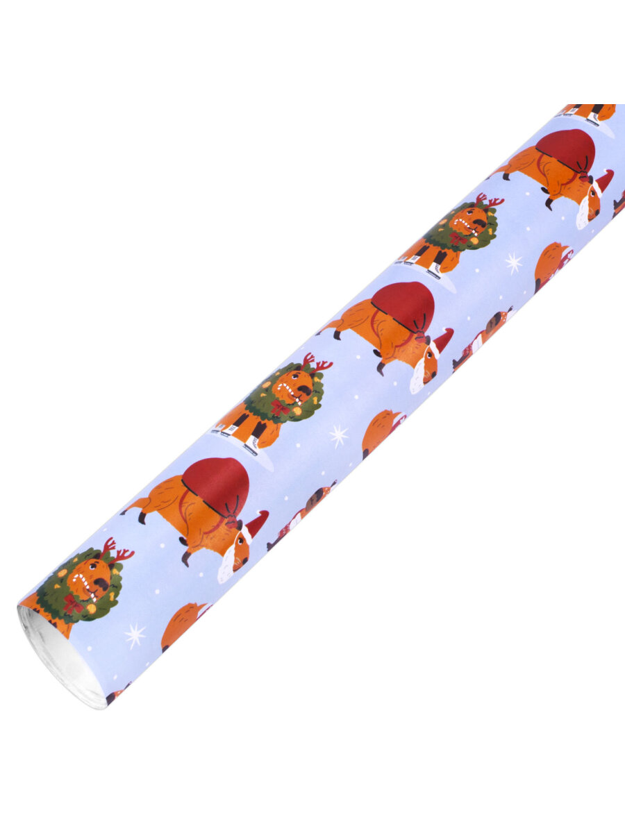 Упаковочная бумага Золотая сказка для новогодних подарков в рулоне набор 3 штуки - фото 14