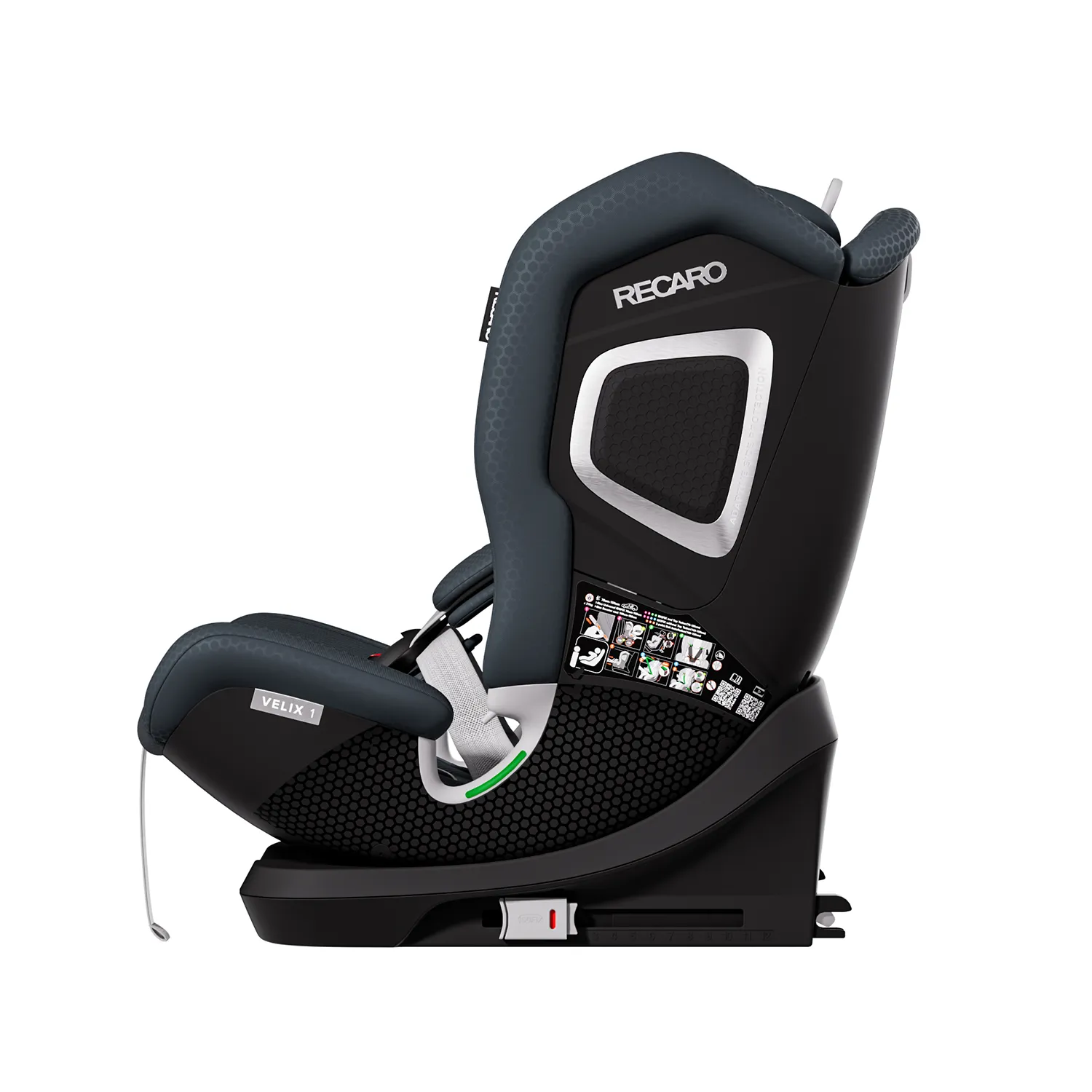 Автокресло Recaro Velix 1 Isofix 1/2/3 (9-36 кг) серый - фото 4