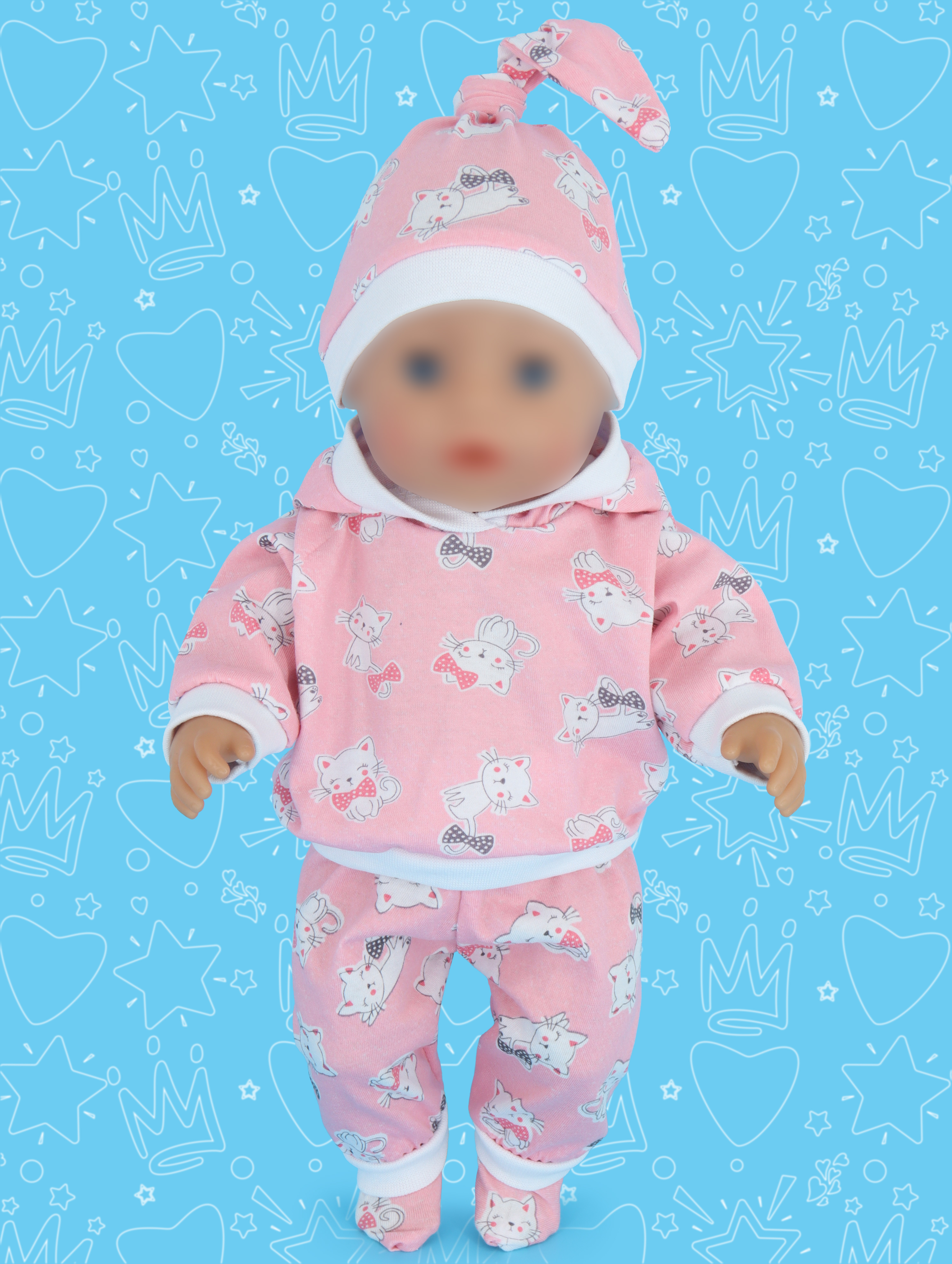 Одежда для кукол Модница 6116светло-розовый - фото 1