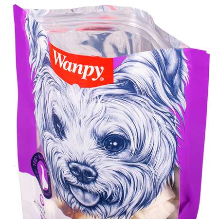 Лакомство для собак Wanpy Кости из сыромятной кожи с утиным мясом 100г