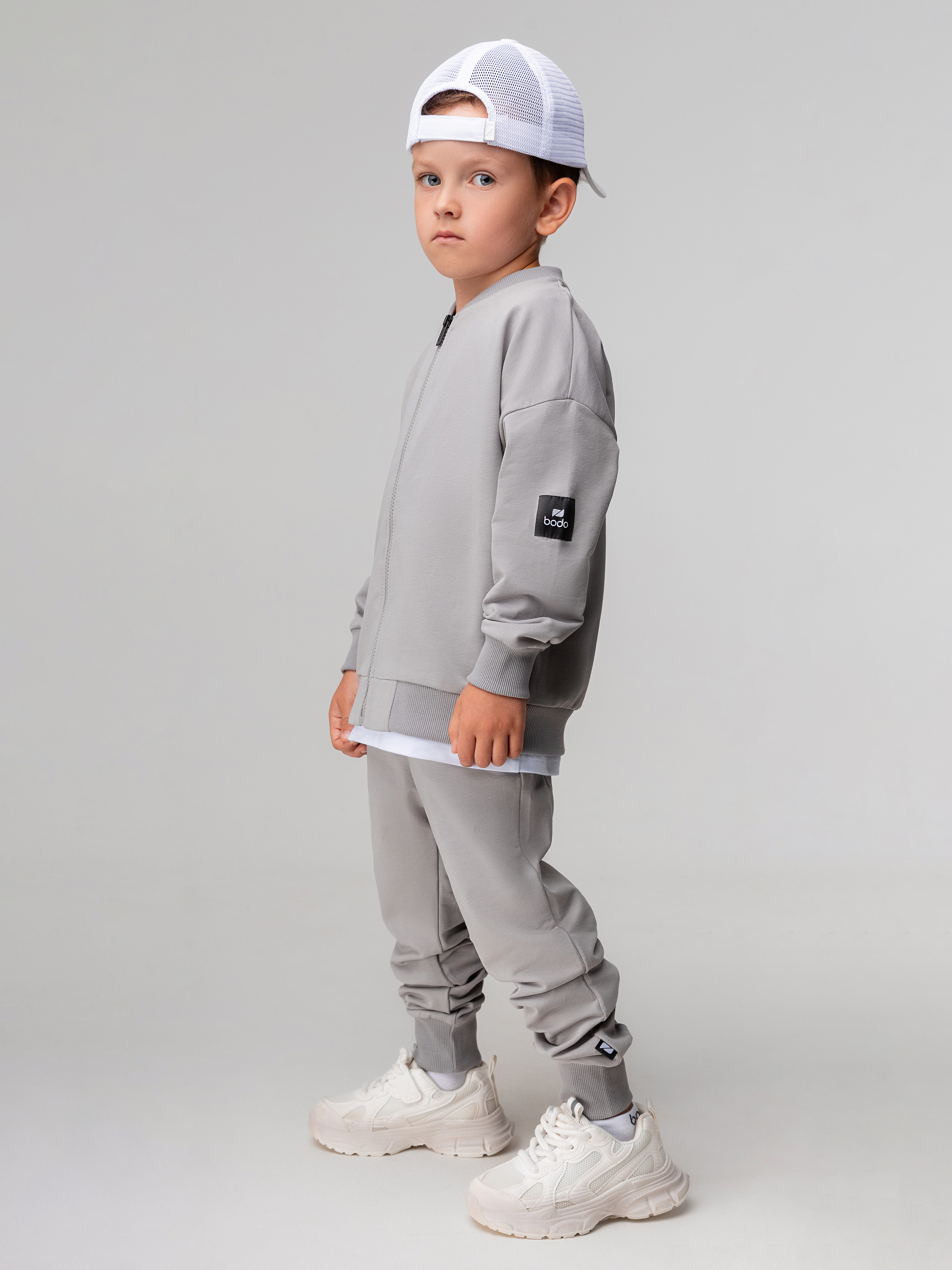 Костюм спортивный Bodo 11-537MU_серый - фото 4