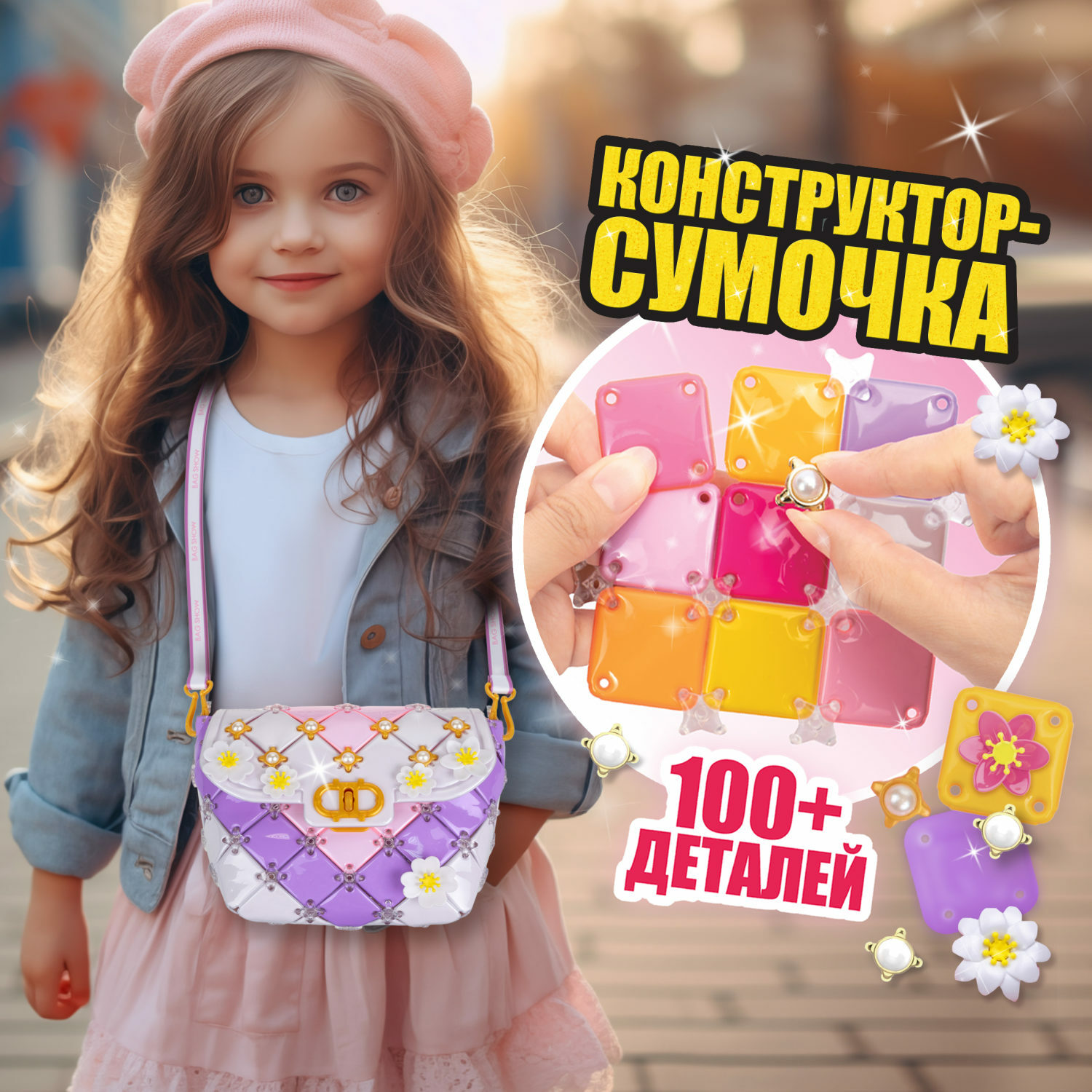 Набор для творчества 1TOY шитье Bag Show evening party - фото 1