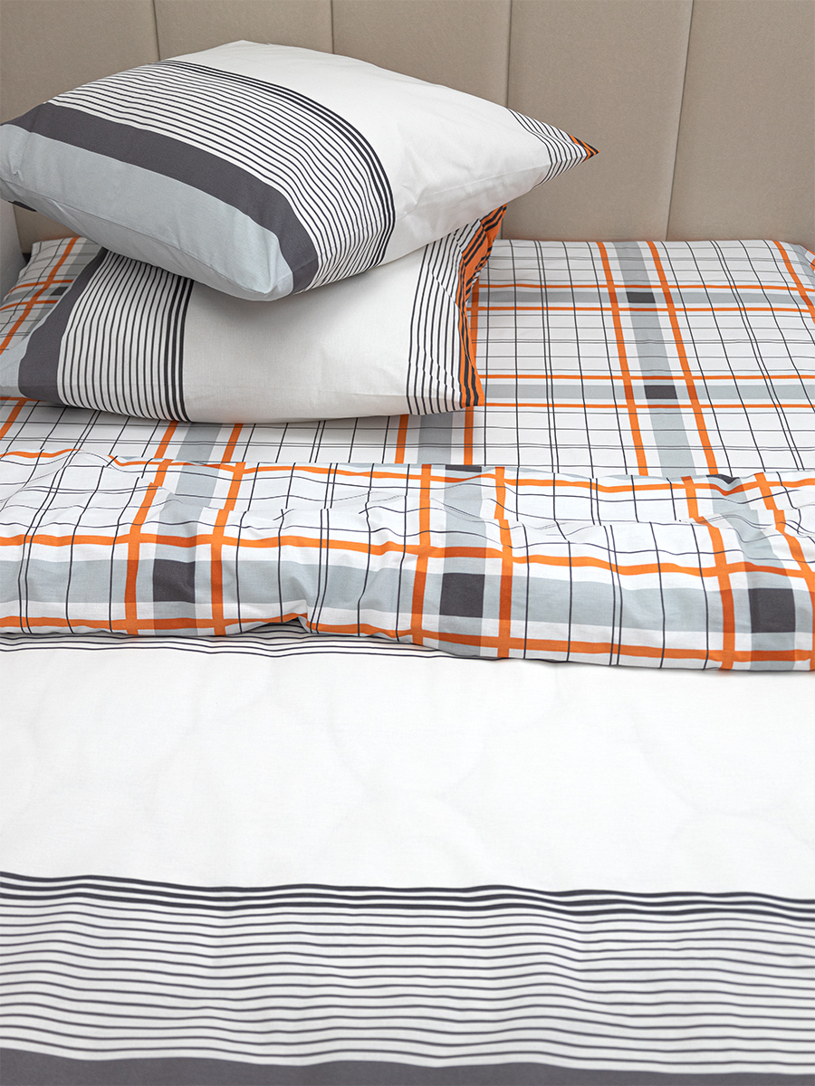 Комплект постельного белья BRAVO поплин Аранса полутораспальный 4 предм. - фото 6