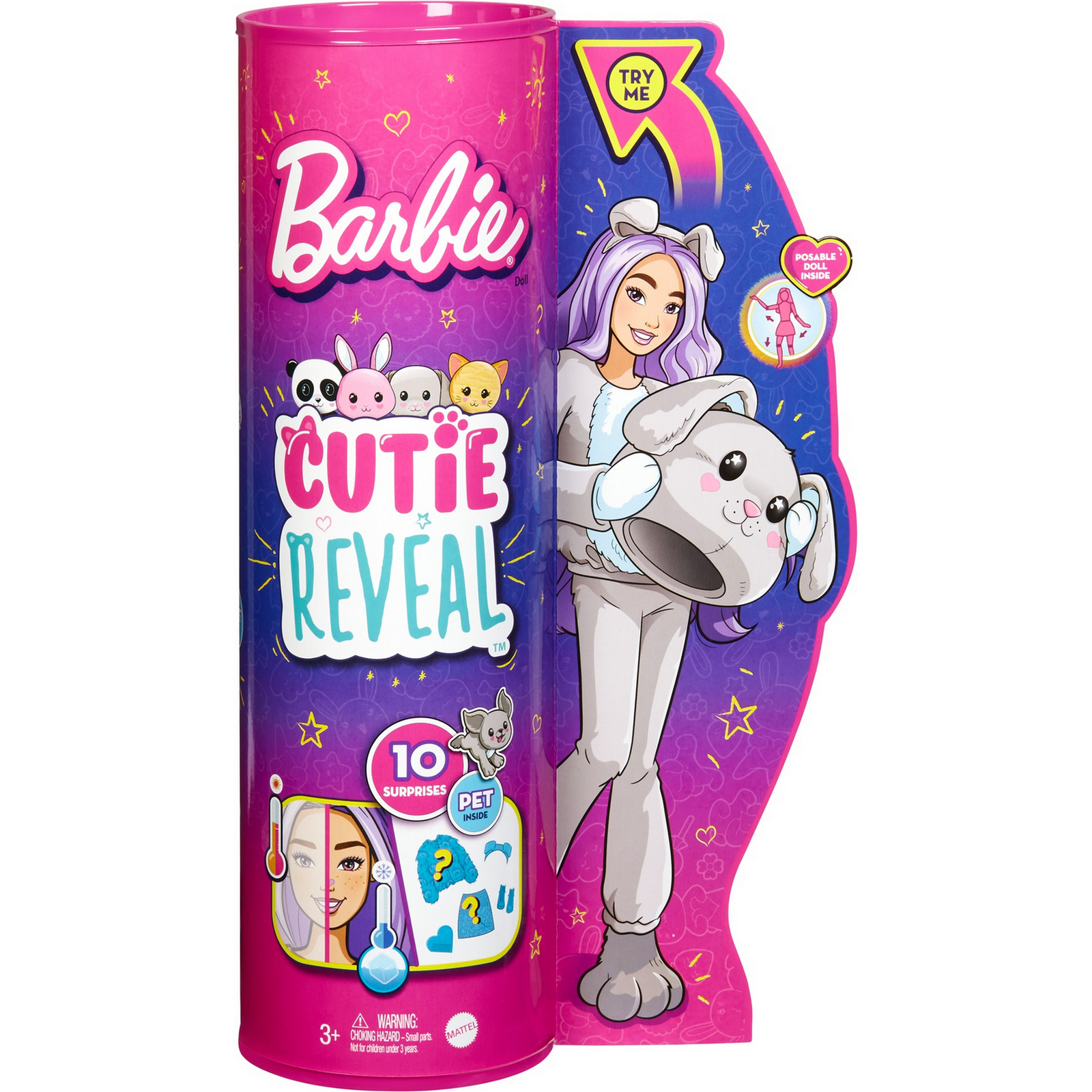 Кукла модельная Barbie Cutie Reveal Щенок HHG21 - фото 8
