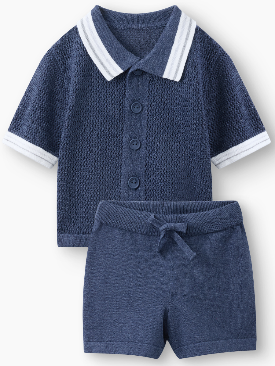 Рубашка и шорты Happy Baby 88598-1_blue - фото 1
