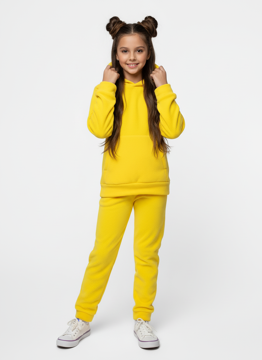 Костюм флисовый Утенок 7043г(ш) желтый - фото 13