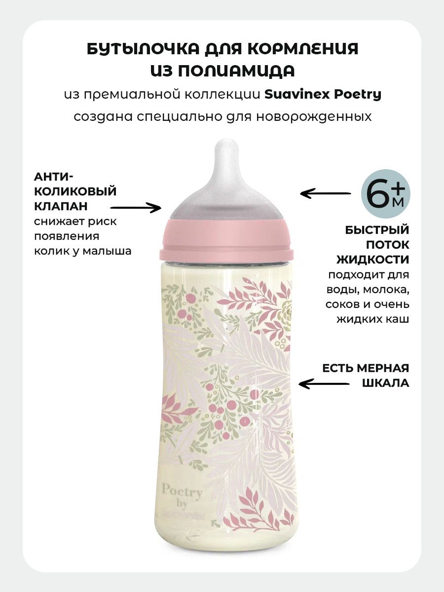 Бутылочка Suavinex 360 мл 1 шт. - фото 2