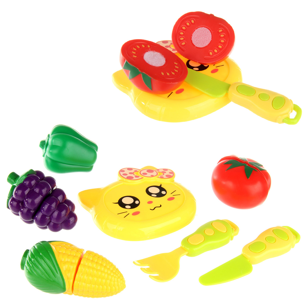 Игровой набор Veld Co тележки и корзинки, прилавок, касса, продукты - фото 3