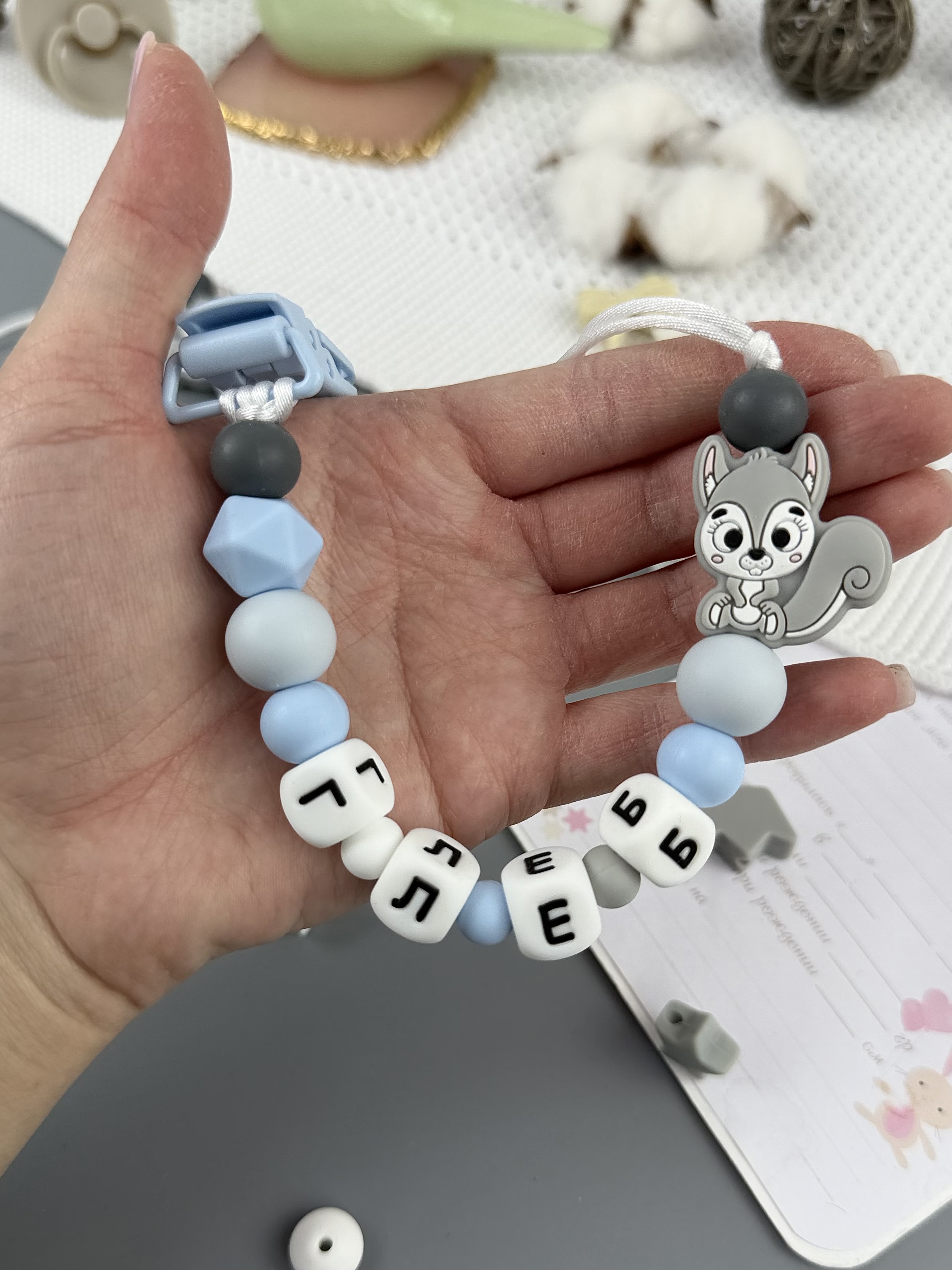 Клипса для пустышки BABY WOODS - фото 3