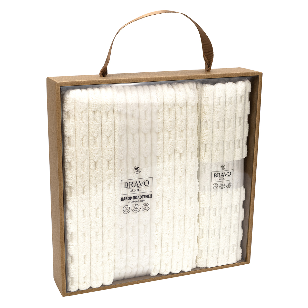 Полотенце BRAVO Фарбен 130 x 70 см 2 шт. - фото 6