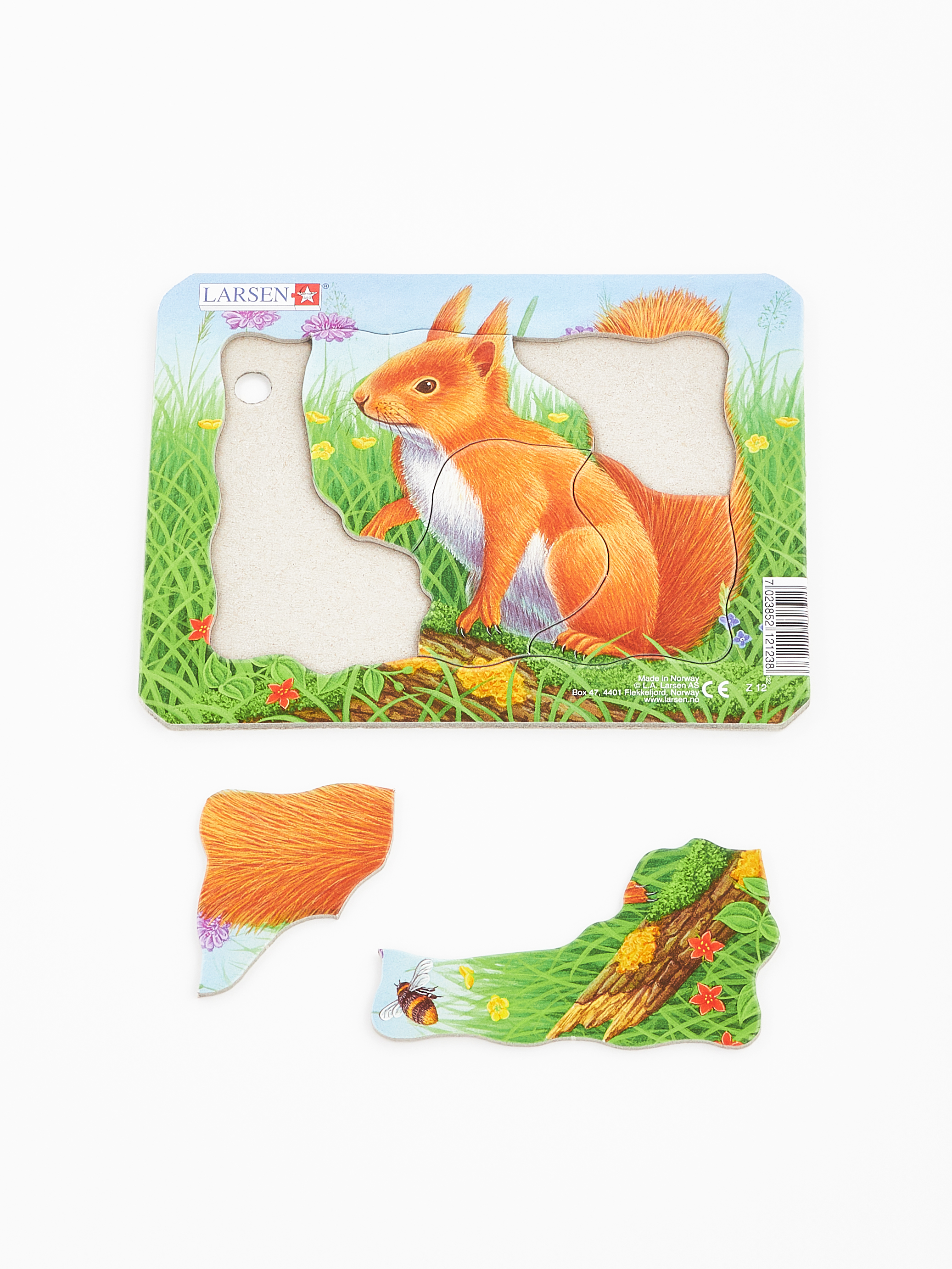 Пазл Larsen Кролик, белка, лиса, еж классический - фото 3