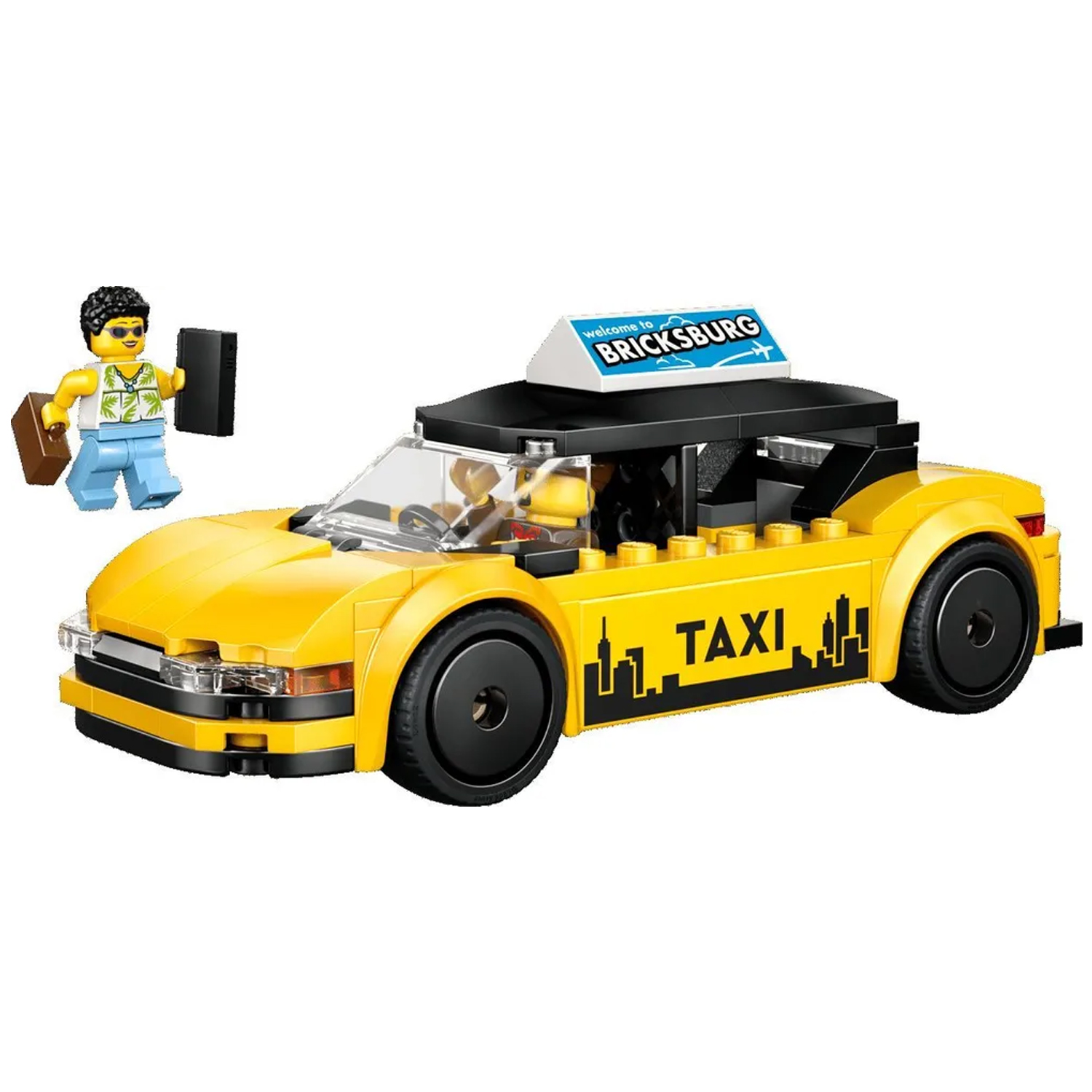 Конструктор LEGO City Желтое такси 122 дет. - фото 7