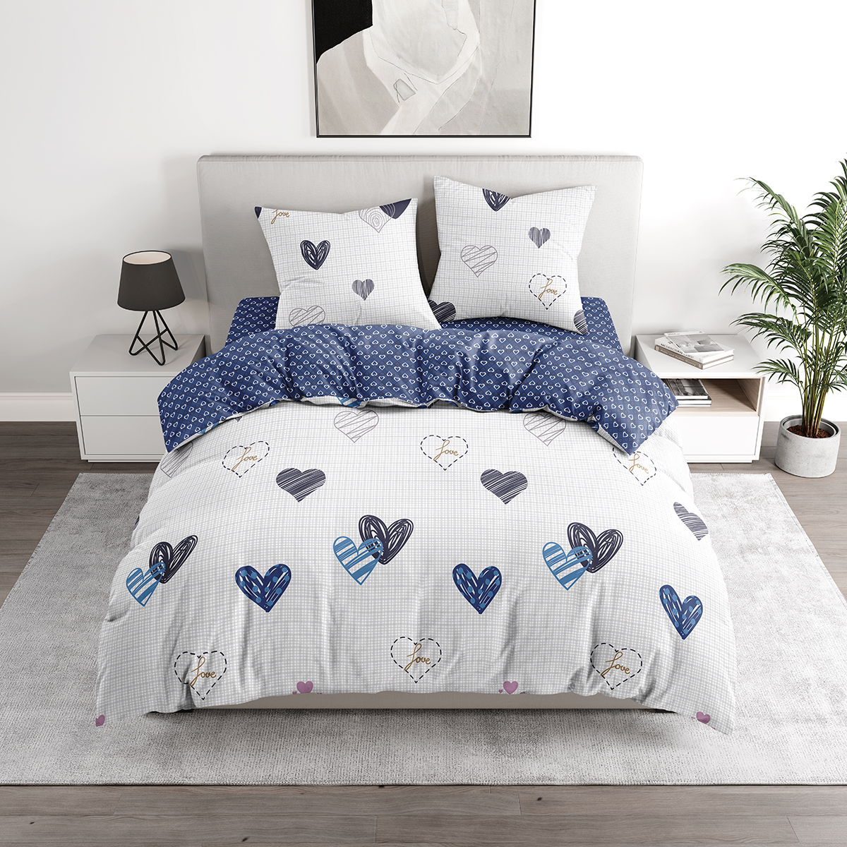 Комплект постельного белья BRAVO Лилль полутораспальный 4 предм. - фото 13