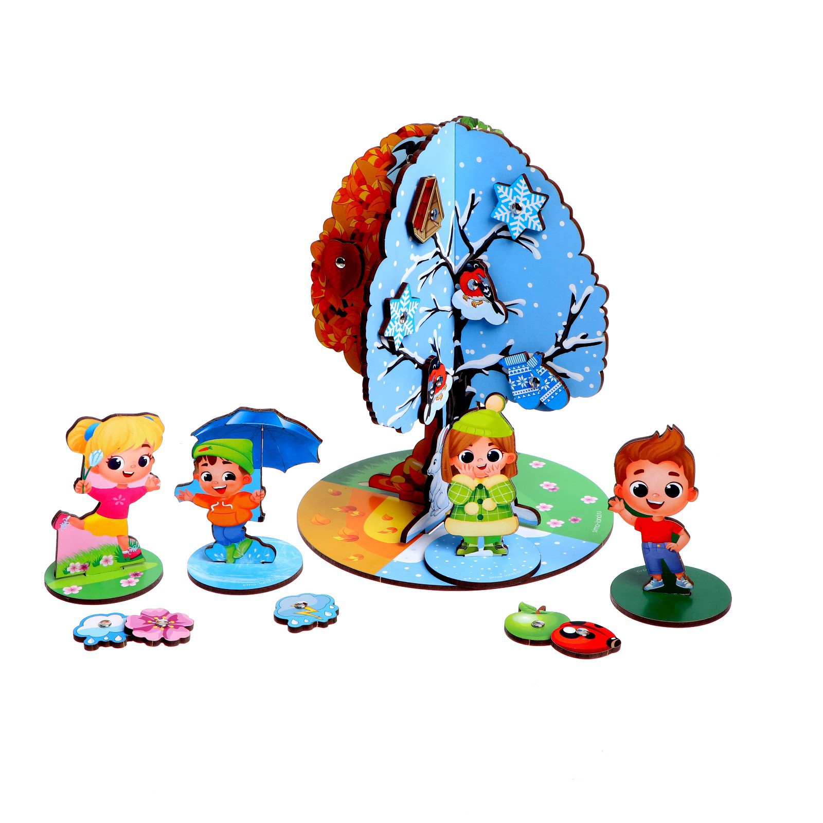 Настольная игра Лесная мастерская Магнитная яблоня - фото 2