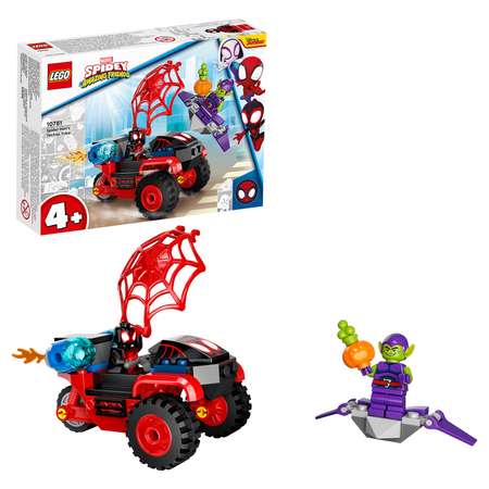 Конструктор LEGO Spidey Майлз Моралес техно трайк блочный