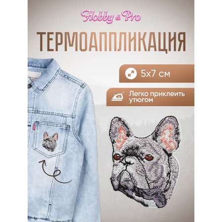 Набор для творчества Hobby Pro термоаппликация Французский бульдог