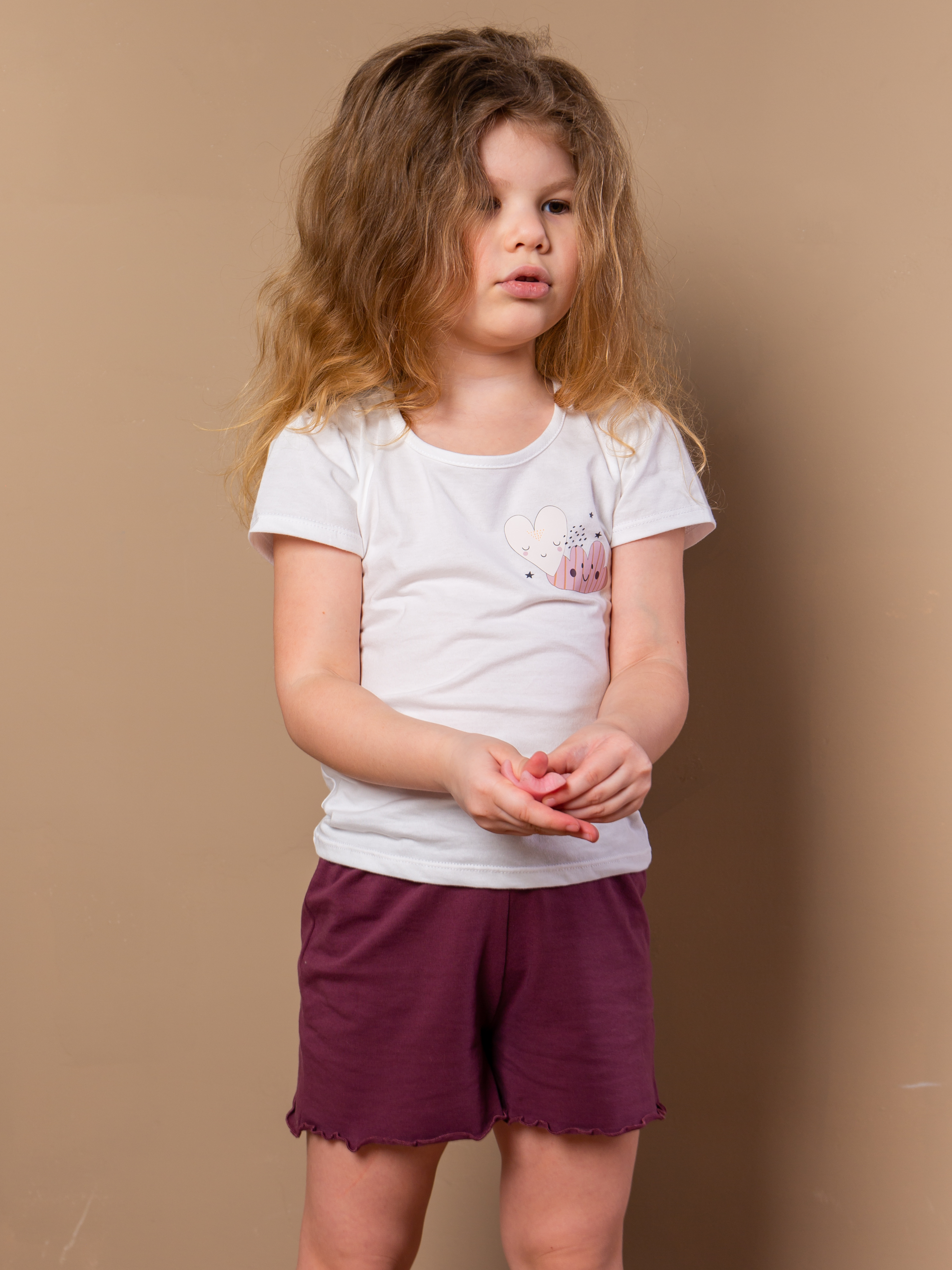 Футболка 3 шт Jelly Whale S23T02-3-Leo-Crm-Lil - фото 9