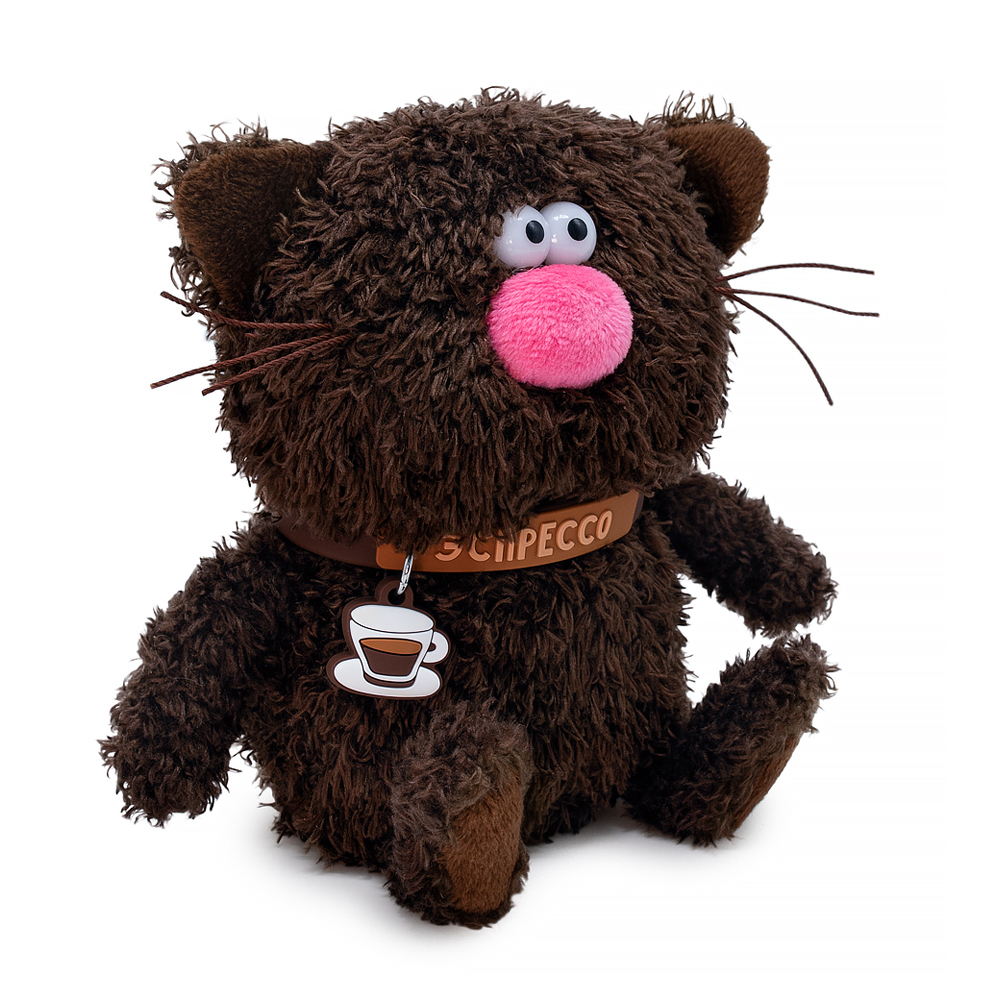 Мягкая игрушка BUDI BASA Кофейный кот Эспрессо 12см - фото 4