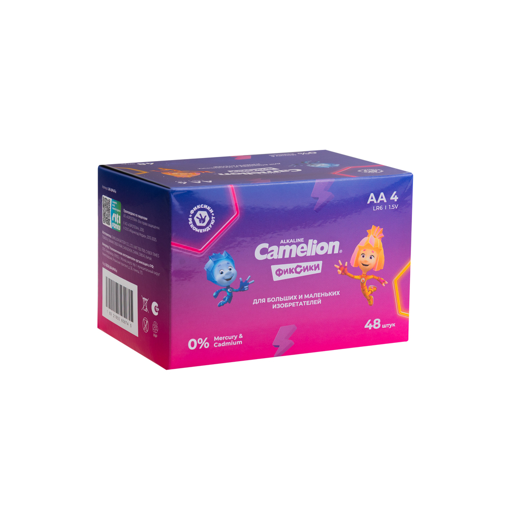 Пальчиковая батарейка Camelion LR6-BP4Fix - фото 6