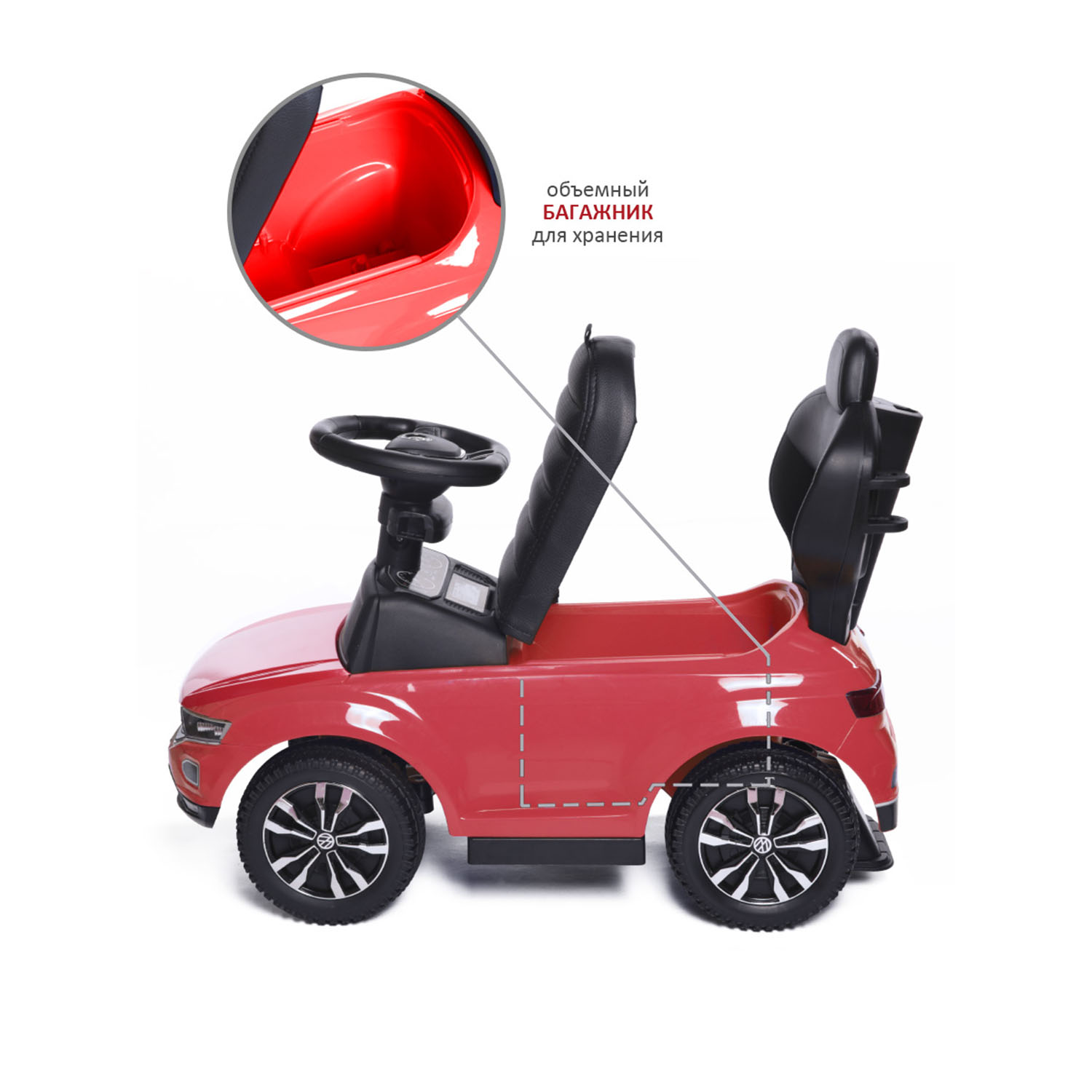 Пушкар BabyCare T-ROC с ручкой - фото 5