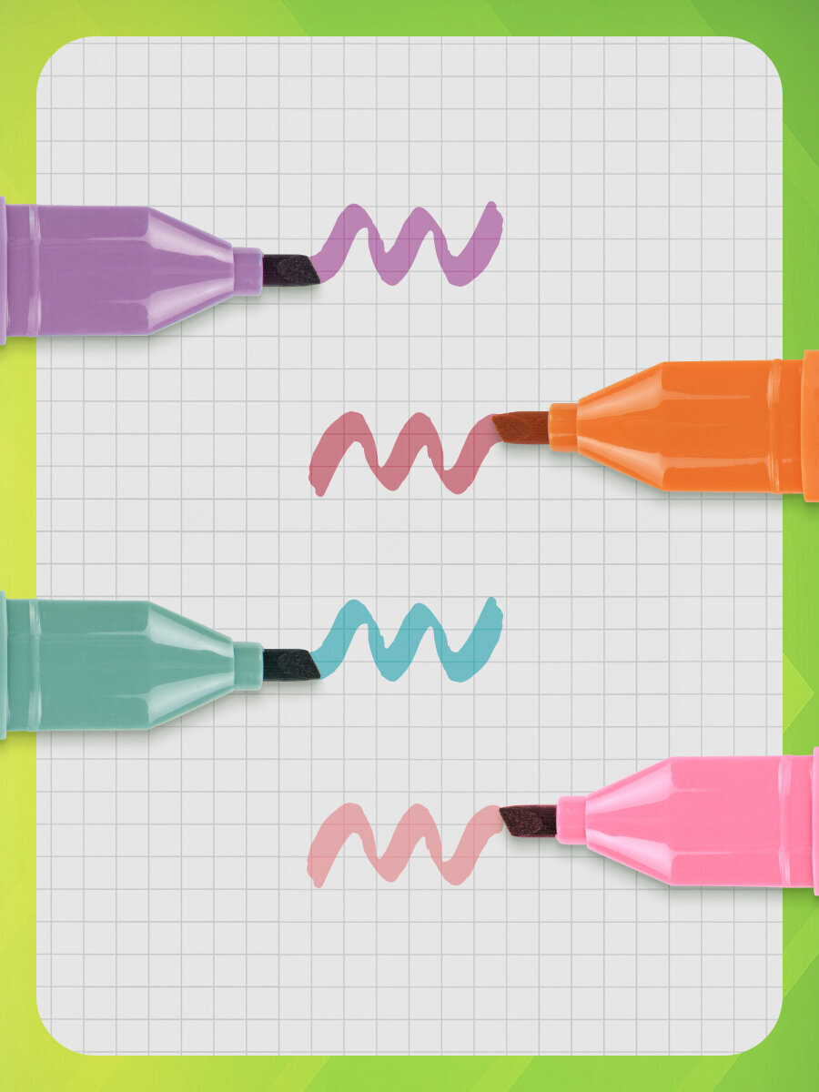 Текстовыделители Staff 4 шт. - фото 4