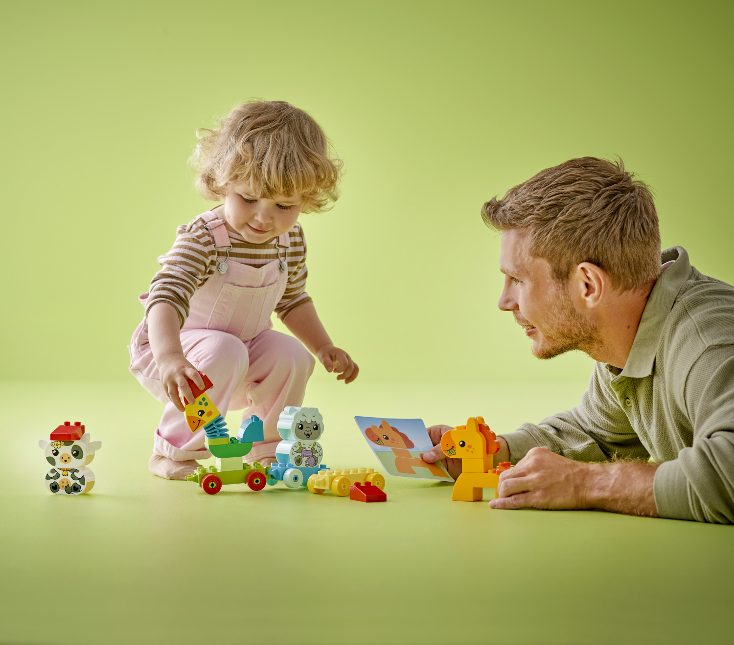 Конструктор LEGO DUPLO Поезд с животными 19 дет. - фото 8
