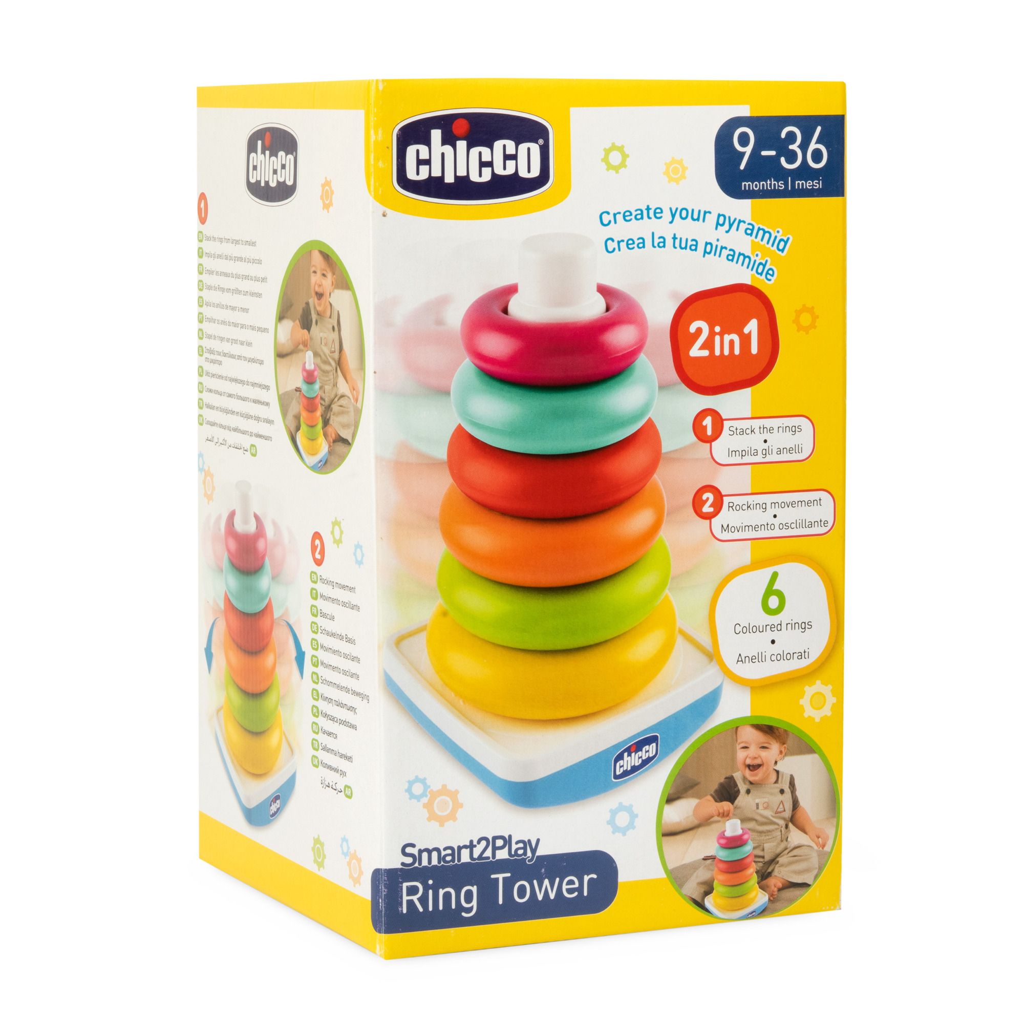 Игрушка Chicco пирамидка - фото 5