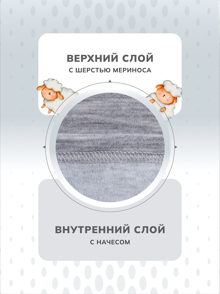 Термобелье Montero Outdoor MCLSWPG0102ttt/серый - фото 7