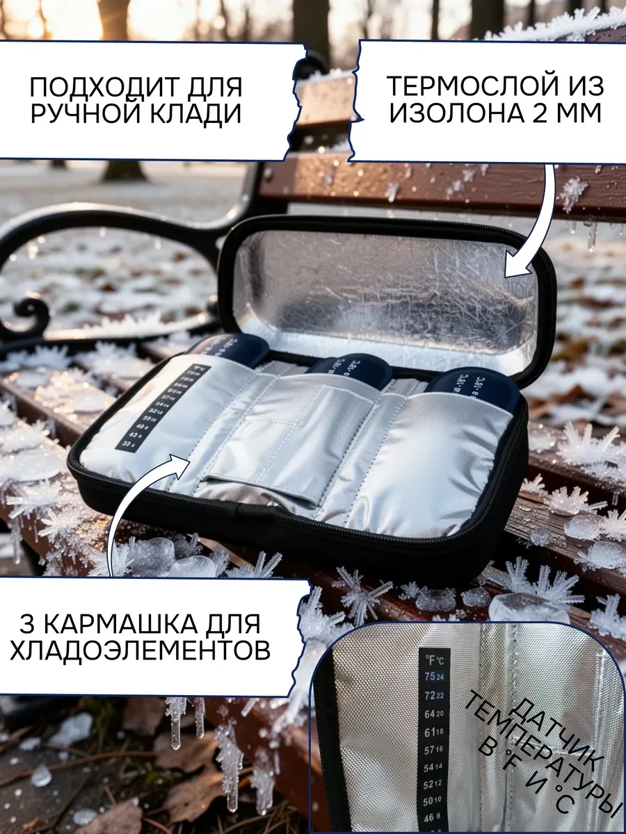 Термосумка ТОПАТОМ Пенал холода - фото 3