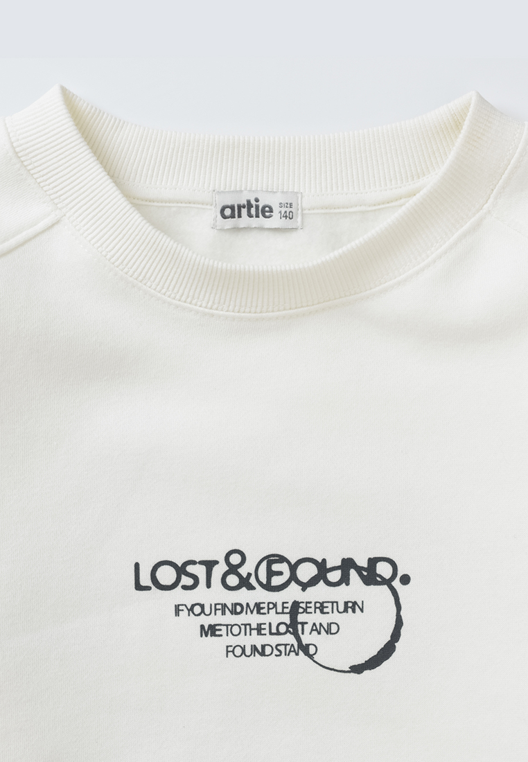 Cвитшот artie W25K03T-1515M/Молочный - фото 10