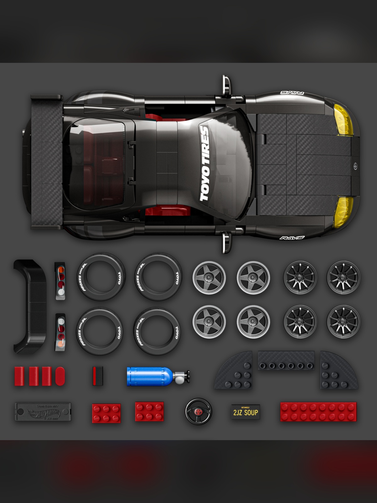 Конструктор Brick Shop TOYOTA SUPRA BRICK SHOP 824 дет. - фото 7