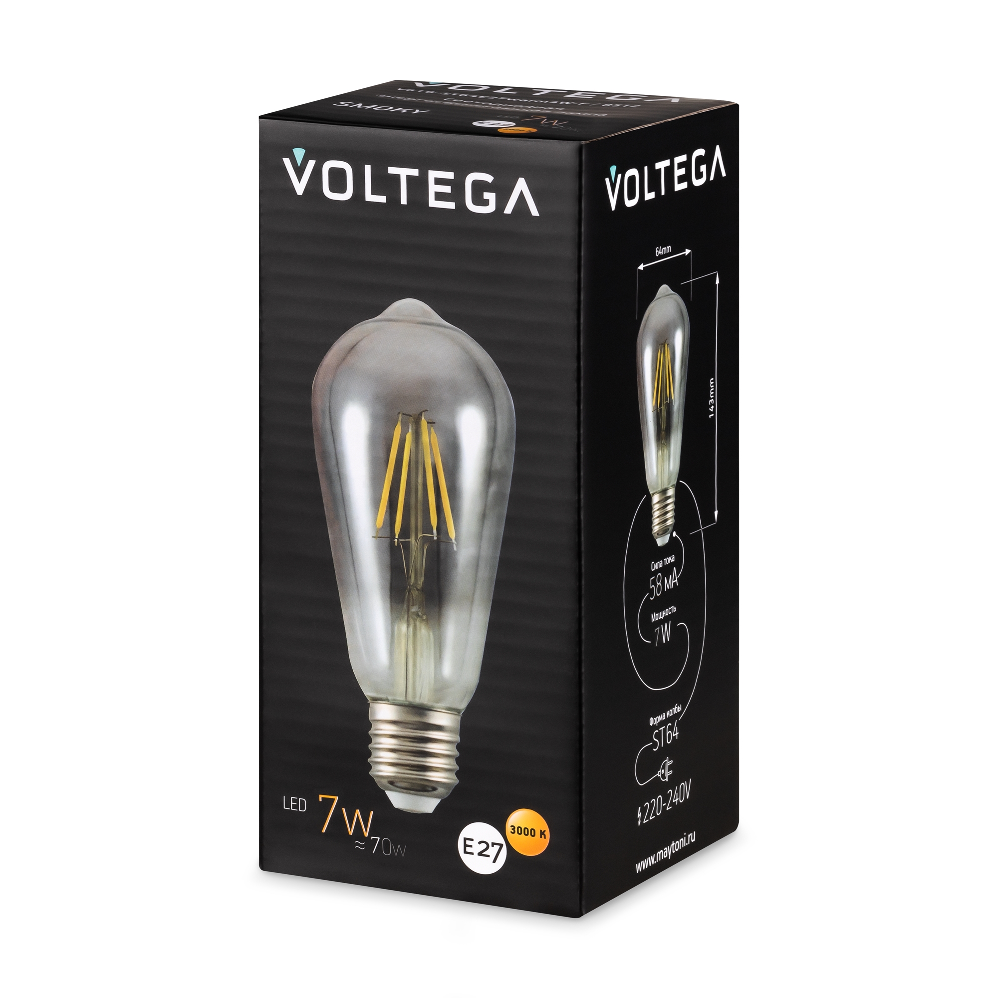 Лампочка декоративная VOLTEGA 8513 - фото 4